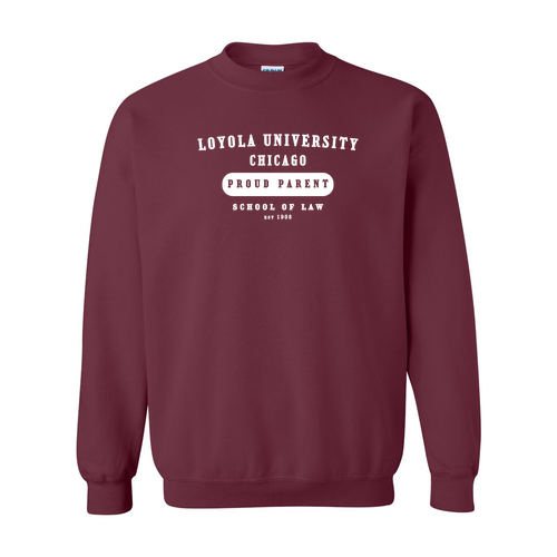 Proud Parent Crewneck Sweatshirt -- Maroon