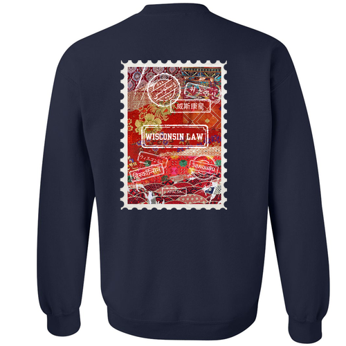 Gildan Heavy Blend Crew Neck Sweatshirt -- Navy