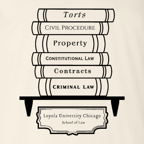Law Books Tote -- Natural