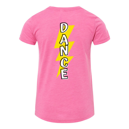 Dance Youth Bella Canvas Triblend Short Sleeve Tee -- Charity Pink