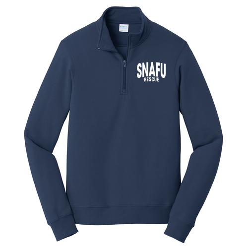 Port & Company Fan Favorite Fleece Quarter Zip -- Team Navy