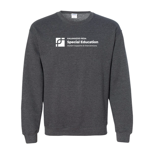 Gildan Heavy Blend Crew Neck Sweatshirt -- Dark Heather