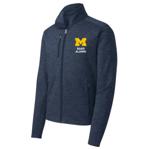 Port Authority Digi Stripe Fleece Jacket -- Navy