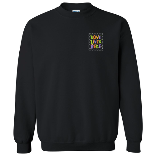 Gildan Heavy Blend Crew Neck Sweatshirt -- Black