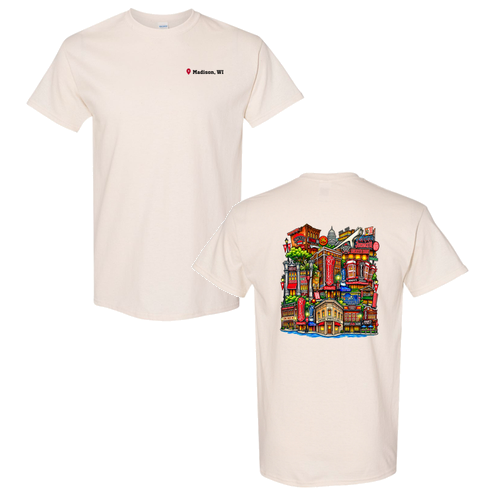 Gildan Heavy Cotton Basic T-Shirt -- Natural
