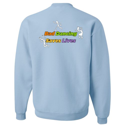 Jerzees 8 Oz., 50/50 Nublend Fleece Crew -- Light Blue