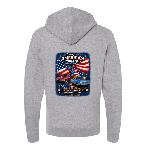 J America Unisex BTB Fleece Hooded Sweatshirt -- Oxford