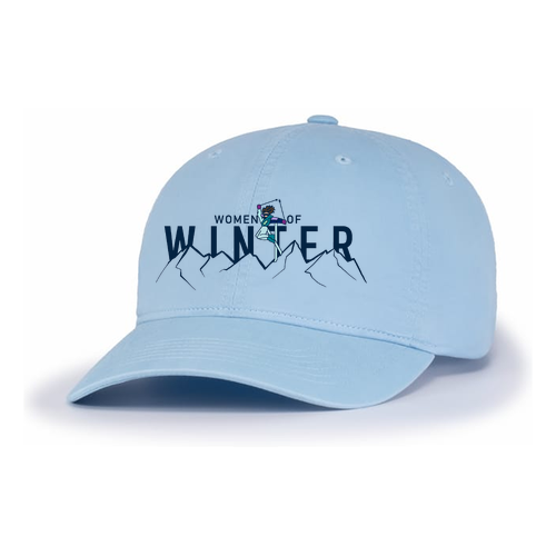 Pacific Headwear Vintage Adjustable Hat -- Columbia Blue