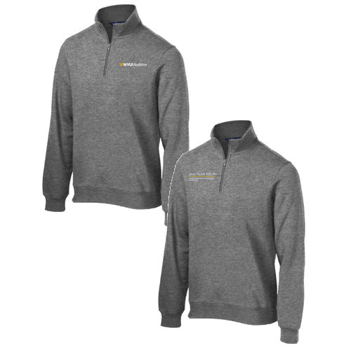 Sport Tek Quarter Zip Sweatshirt -- Vintage Heather