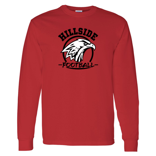 Gildan Heavy Cotton Longsleeve Basic T-Shirt -- Red