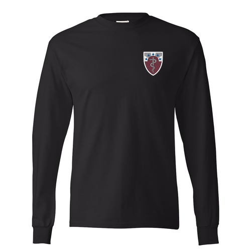 Hanes Adult 6 oz. Authentic-T Long-Sleeve T-Shirt -- Black