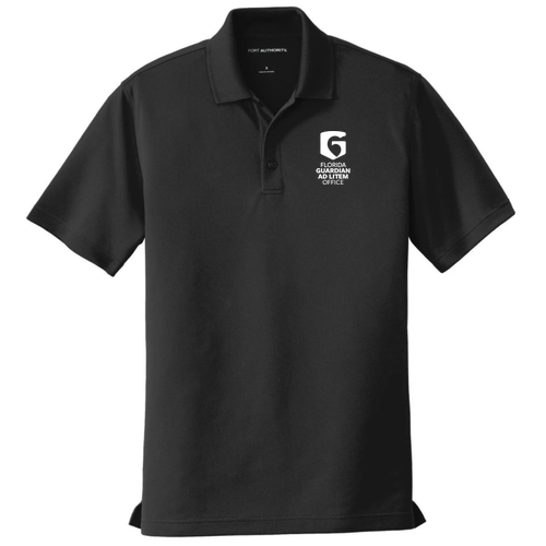 Men's Black Performance Polo Shirt
