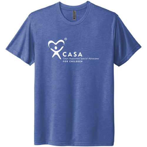 Monroe County CASA TriBlend Tee (Vintage Royal)
