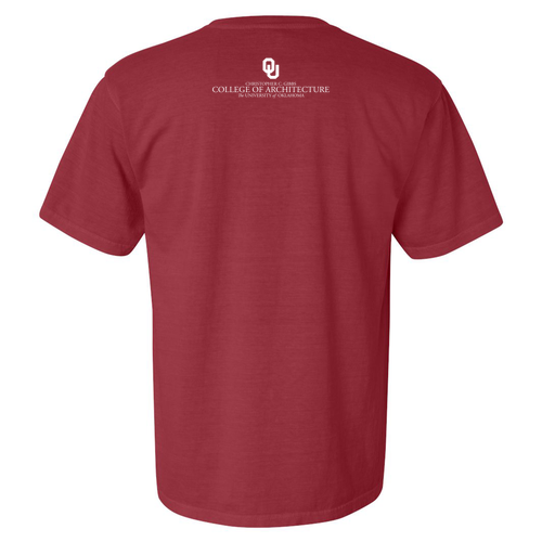 Comfort Colors Ringspun Garment Dyed T Shirt -- Crimson