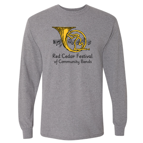 Gildan DryBlend 50/50 Longsleeve T-Shirt -- Graphite Heather