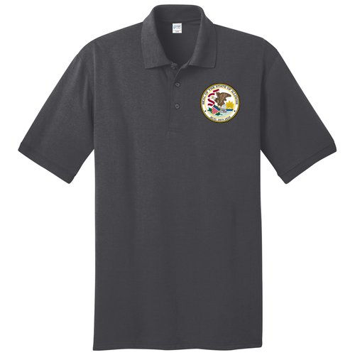 Port & Company Core Blend Jersey Knit Polo -- Charcoal