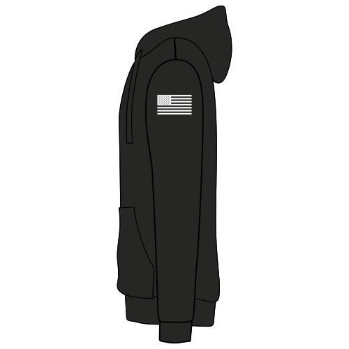 Champion Powerblend Adult Hooded Sweatshirt -- Black