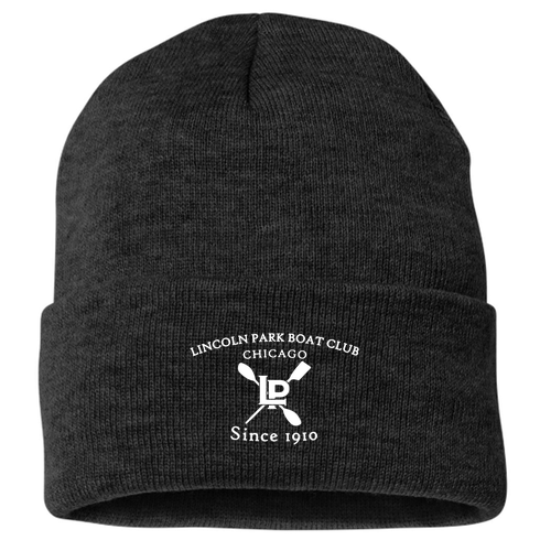 Sportsman Fleece Lined 12" Cuffed Beanie -- Black