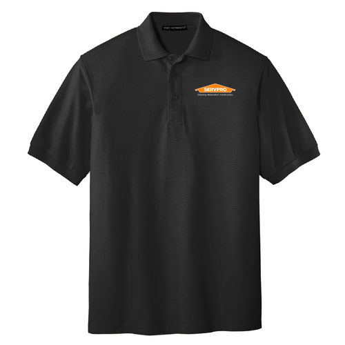 Port Authority Silk Touch Sport Shirt -- Black