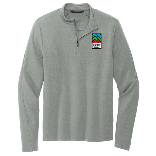Mercer+Mettle Stretch 1 / 4-Zip Pullover -- Gusty Grey