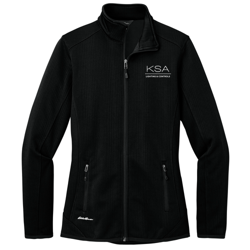 Eddie Bauer Ladies Dash Full-Zip Fleece Jacket -- Black