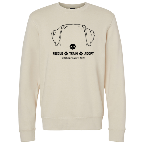 J. America BTB Fleece Crew -- Oyster