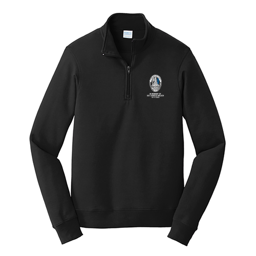 Port & Company Fan Favorite Fleece Quarter Zip -- Jet Black