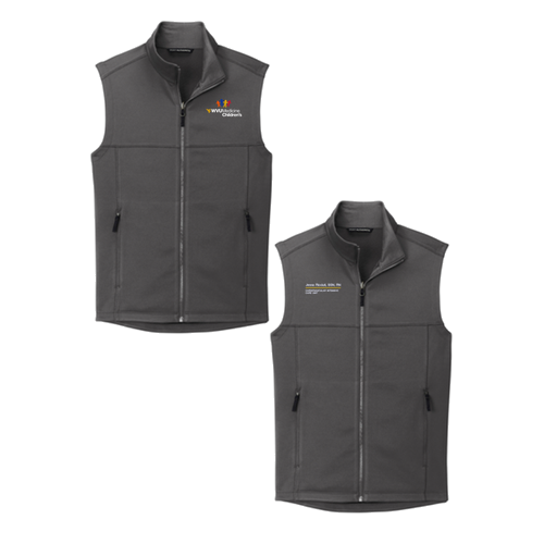Port Authority Collective Smooth Fleece Vest -- Graphite
