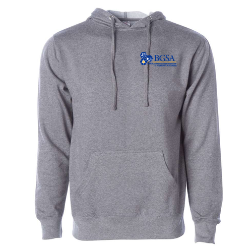 Independent Trading Midweight Hooded Sweatshirt -- Gunmetal Heather
