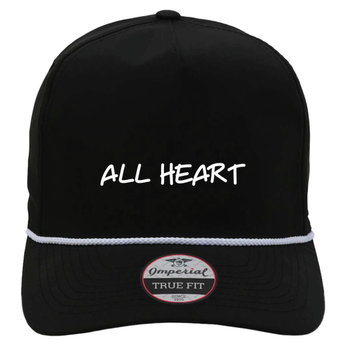 All Heart Hat -- Black/ White