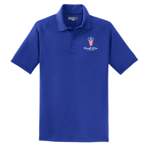 Sport-Tek Dry Zone Raglan Polo -- True Royal