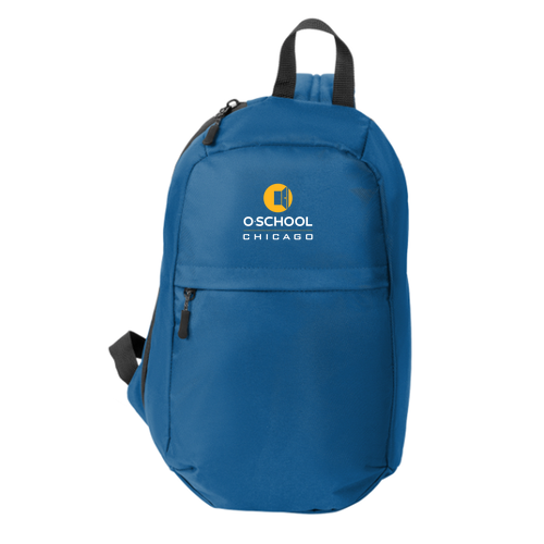 O-School Crossbody Backpack -- Aegean Blue