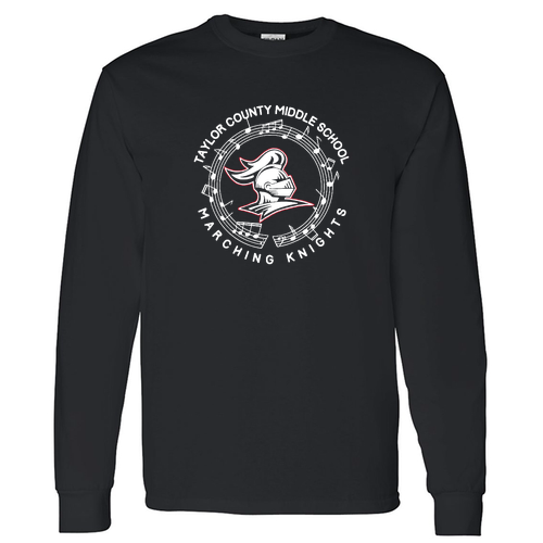 Gildan Heavy Cotton Longsleeve Basic T-Shirt -- Black