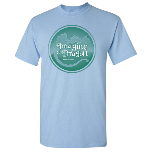 Imagine a Dragon Adult CottonT-Shirt -- Light Blue