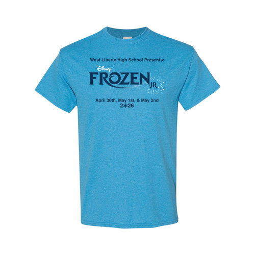 Gildan Heavy Cotton Basic T-Shirt -- Heather Sapphire