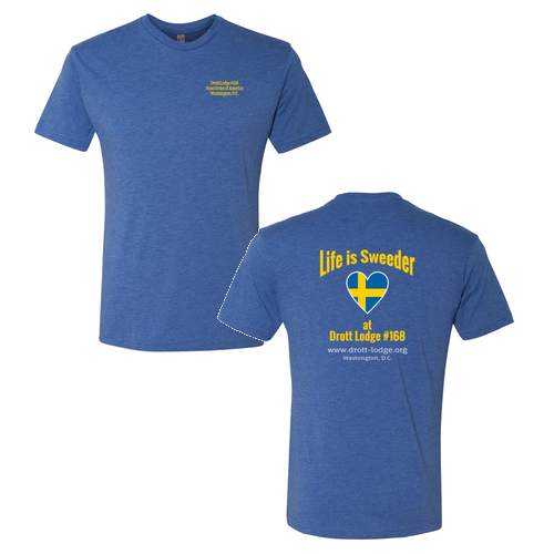 Next Level Mens TriBlend Tee -- Vintage Royal