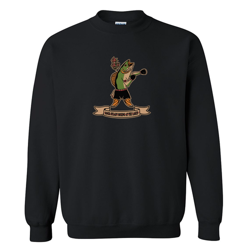 Gildan Heavy Blend Crew Neck Sweatshirt -- Black