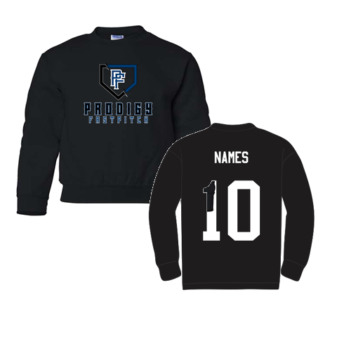 Gildan Heavy Blend Youth Crew Neck Sweatshirt -- Black