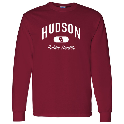 Gildan Heavy Cotton Longsleeve Basic T-Shirt -- Cardinal