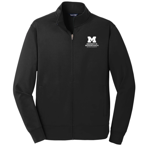 Sport-Tek Sport-Wick Fleece Full-Zip Jacket -- Black