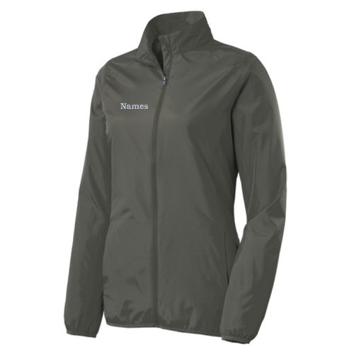 HVI Port Authority Ladies Zephyr Full-Zip Jacket -- Grey Steel
