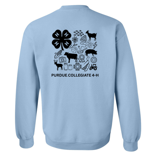 Gildan Heavy Blend Light Blue Crew Neck Sweatshirt