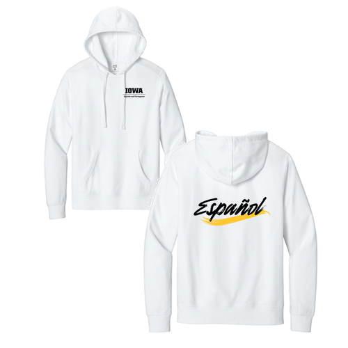 Español District Re-Fleece Hoodie -- White