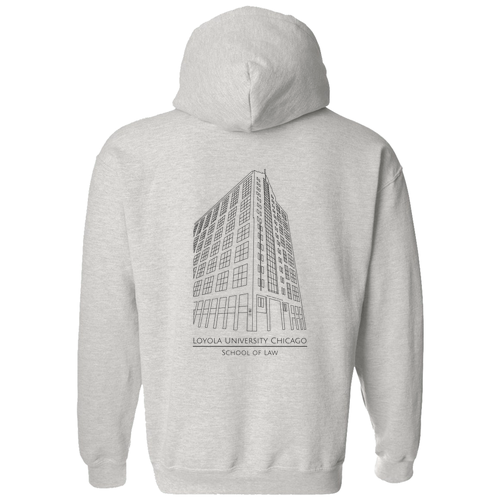 Corboy Law Center Hooded Sweatshirt -- Ash