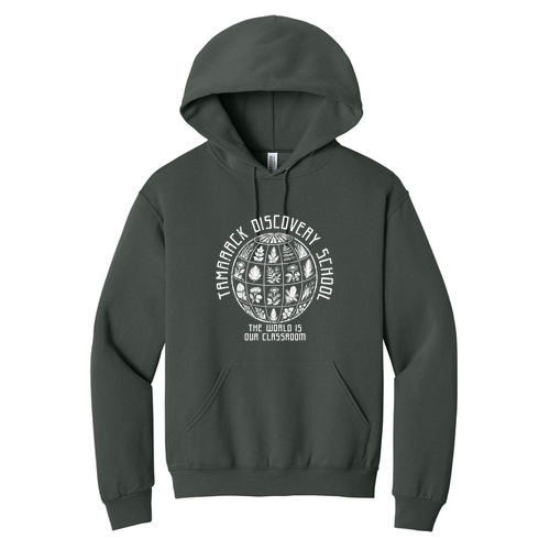 Jerzees 8 oz 50/50 Nublend Adult Hooded Sweatshirt -- Charcoal Grey
