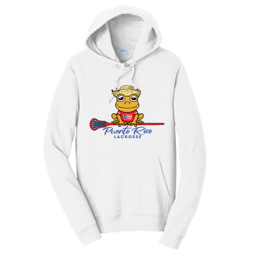 Quique Pullover Hooded Sweatshirt -- White