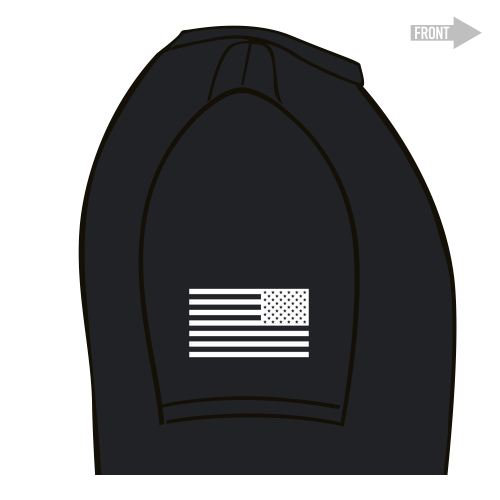 Evanston Police Tee -- Black
