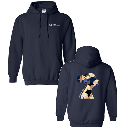 Mens/Unisex Gildan Heavy Blend Hooded Sweatshirt -- Navy