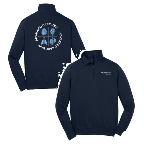 Sport Tek Quarter Zip Sweatshirt -- True Navy