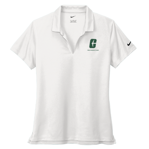 Nike Ladies Dri-Fit Micro Pique 2.0 Polo -- White